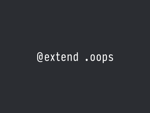 @extend .oops